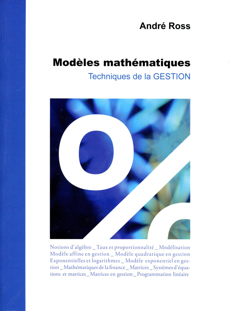 Modèles mathématiques, Techniques de la gestion