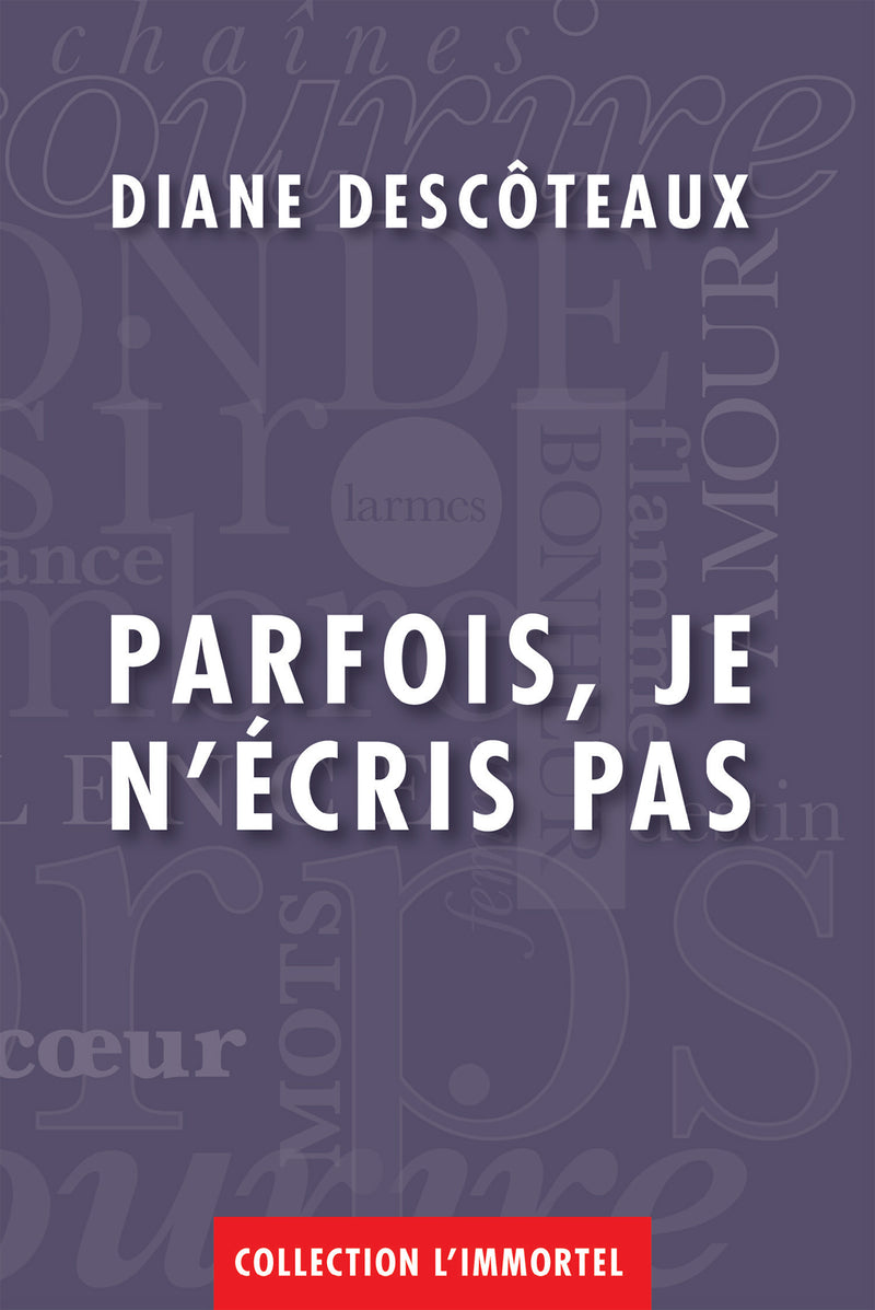 Parfois, je n’écris pas