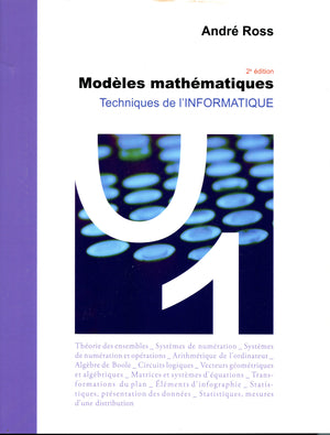 Modèles mathématiques, techniques de l’informatique