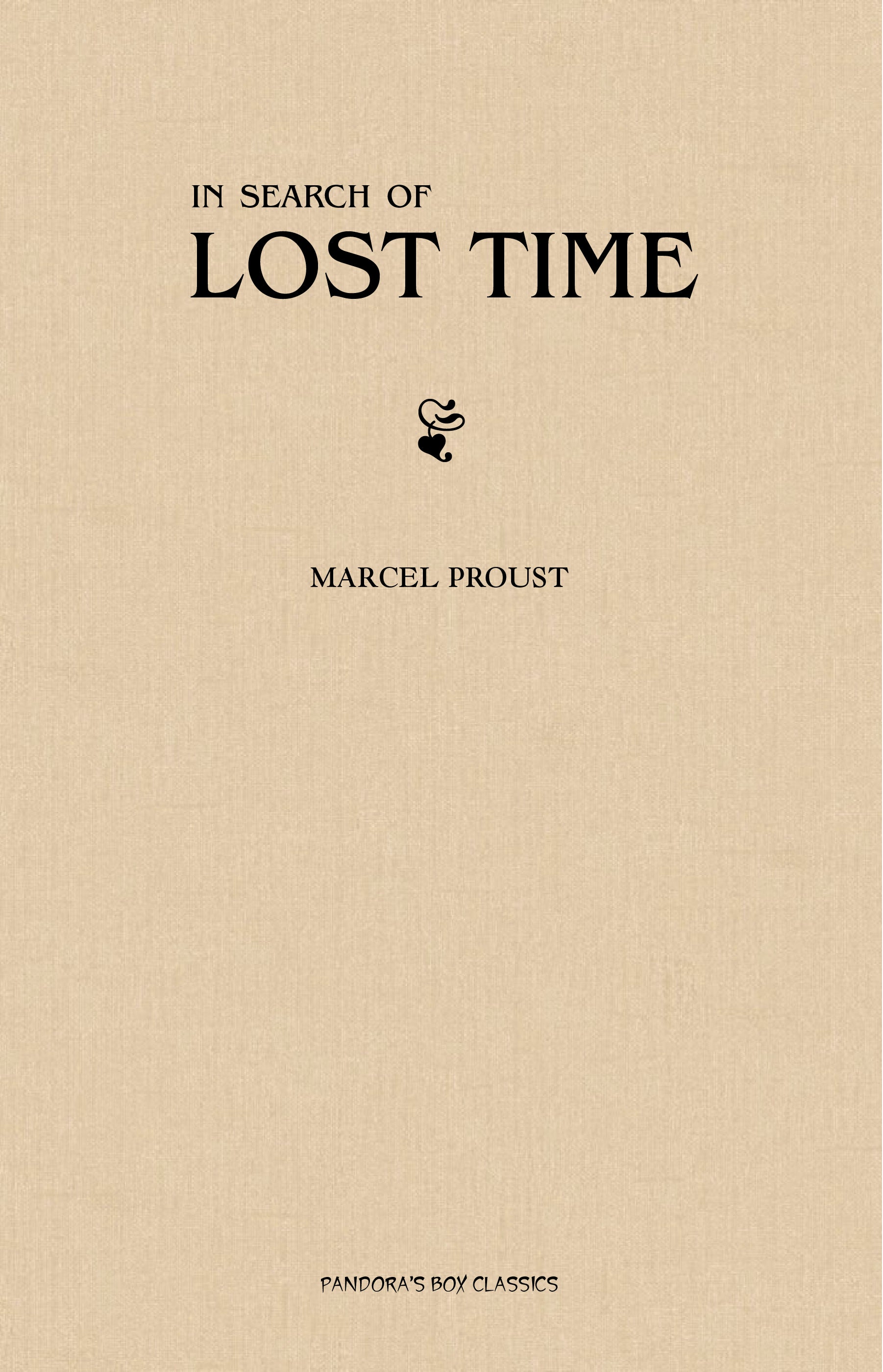 In Search of Lost Time [volumes 1 to 7] – Bookchain®